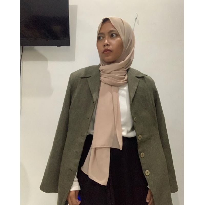 Blazer Wanita Warna Hijau