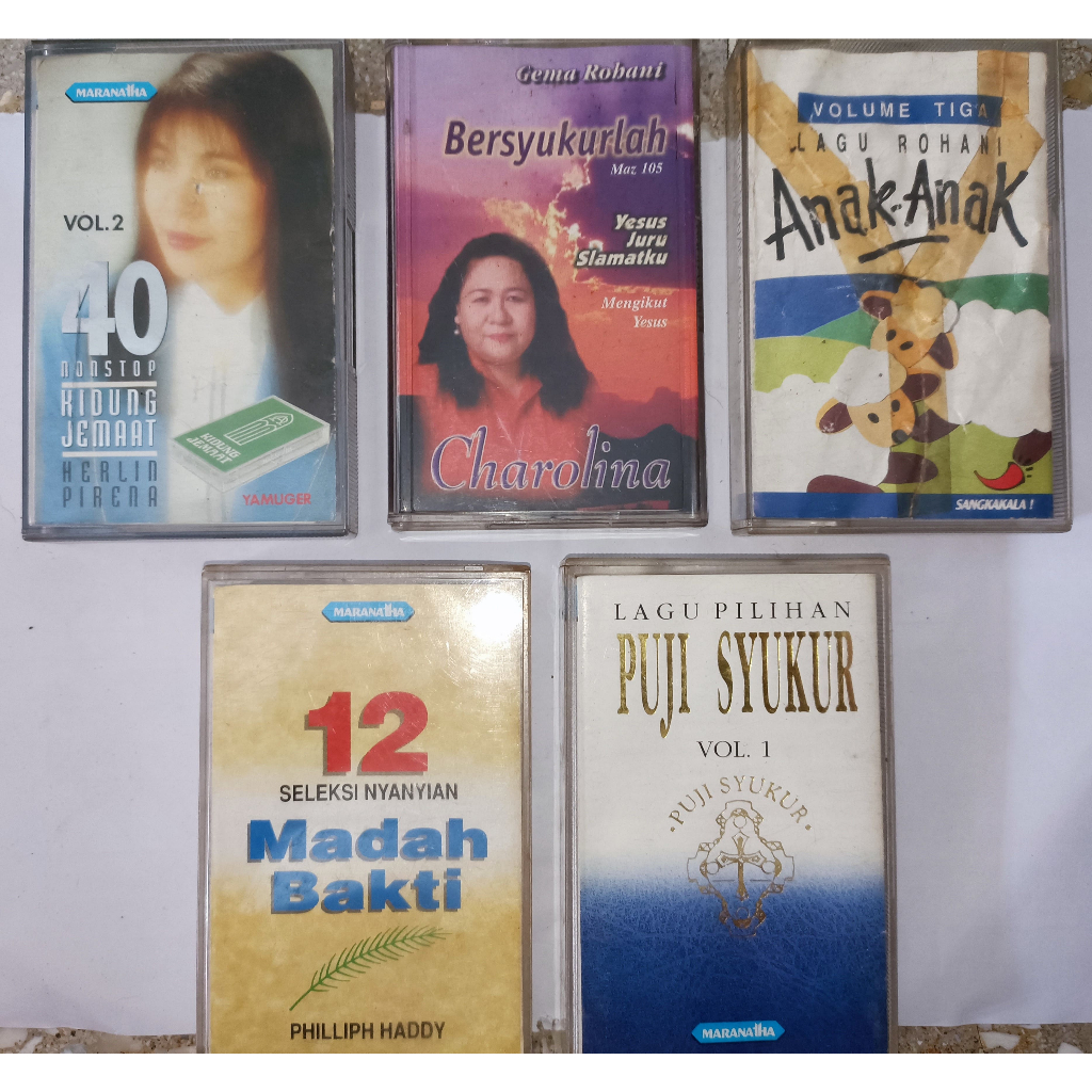 Kaset Pita rohani Preloved Harga Satuan