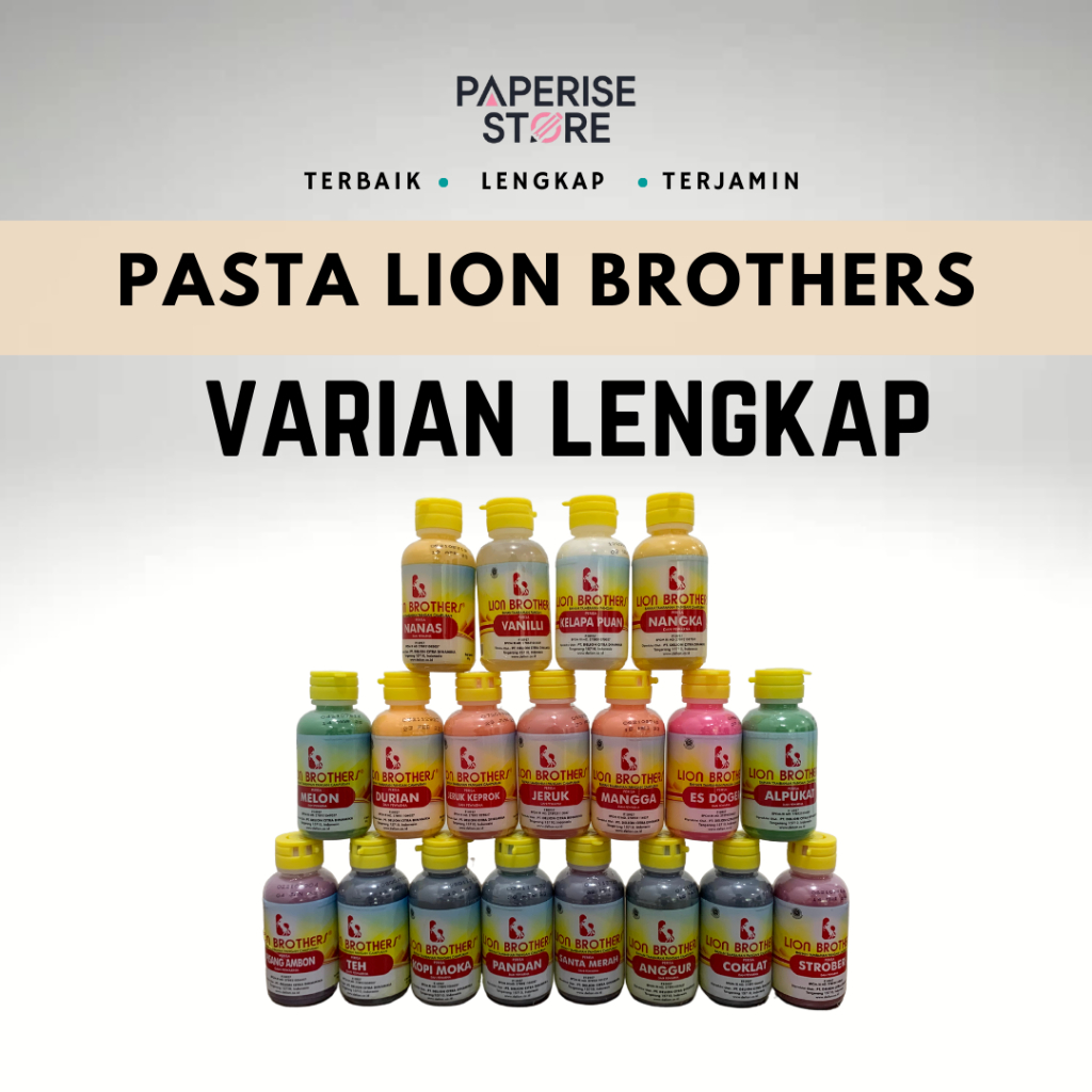 

Perasa Perisa Makanan Merk Lion Brothers 60 gr 55 ml Varian Lengkap Aneka Rasa Pasta
