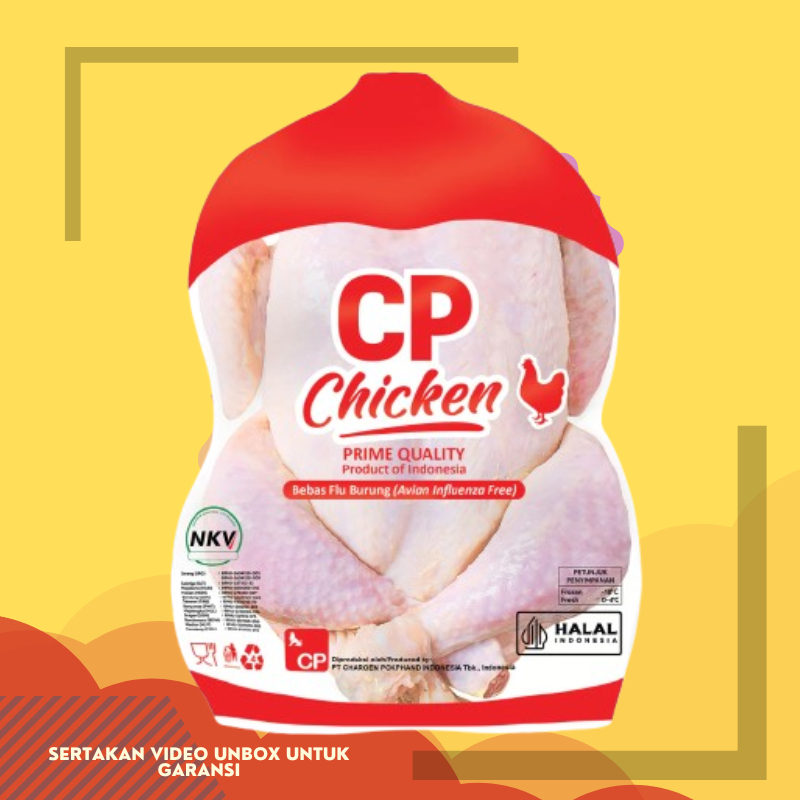 

CP Ayam Utuh Frozen | AYAM SIZE BESAR | Ayam CP Size 900-1000 gr
