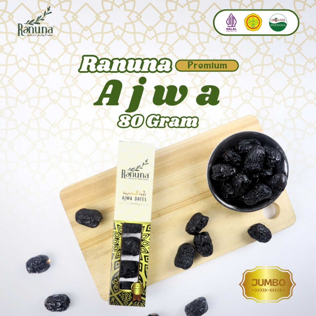 

Ranuna - Kurma Ajwa 7 Butir Premium Organic High Quality