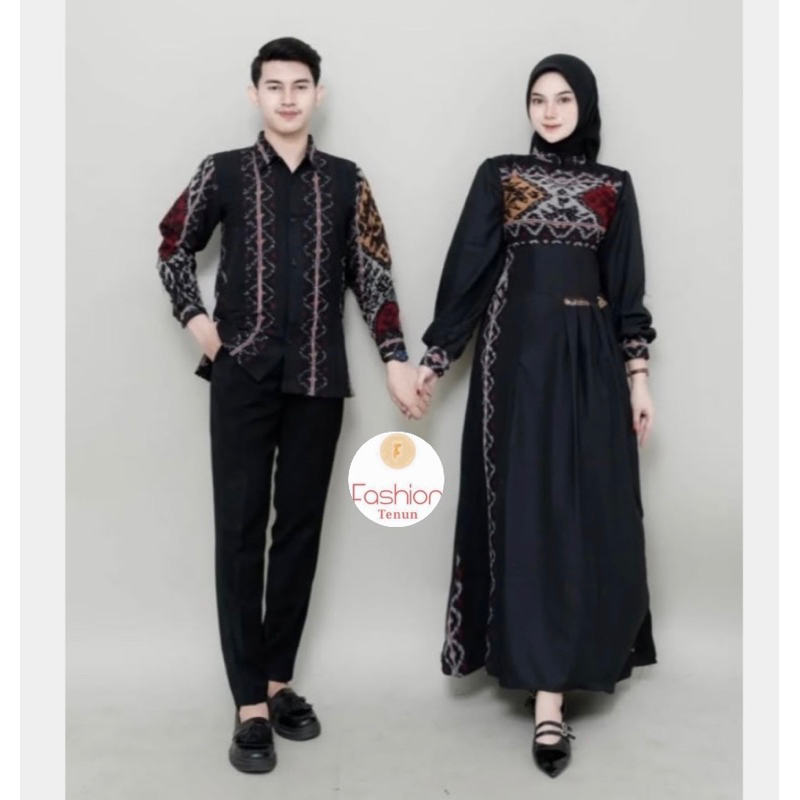 KIRANA DRESS TENUN COUPLE SERIES / BAJU COUPLE / GAMIS / DRESS LEBARAN / SERAGAM KELUARGA