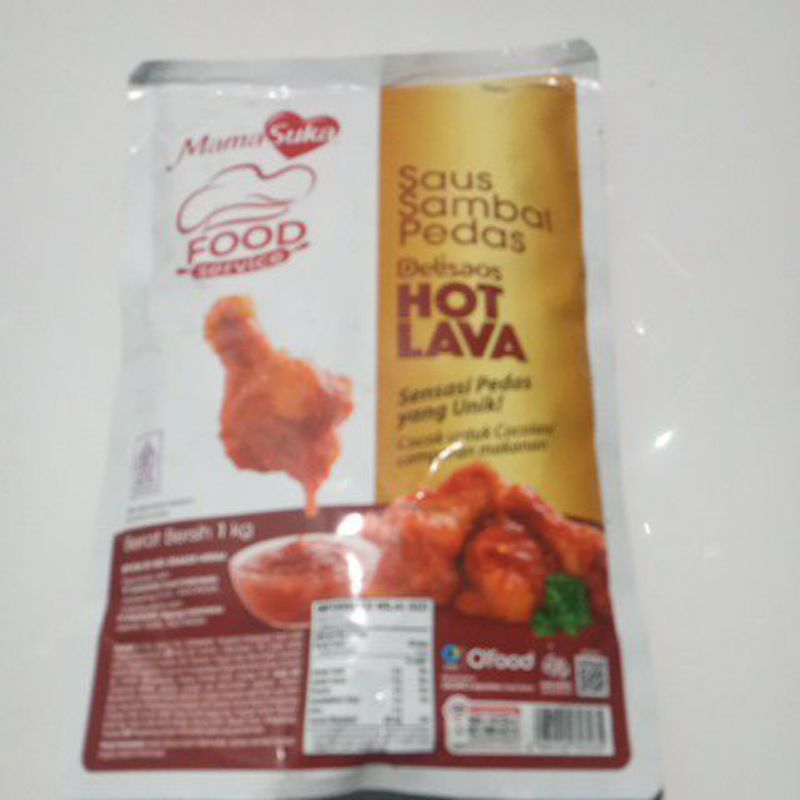 

Saus sambal pedas ( Hot lava 1 kg )