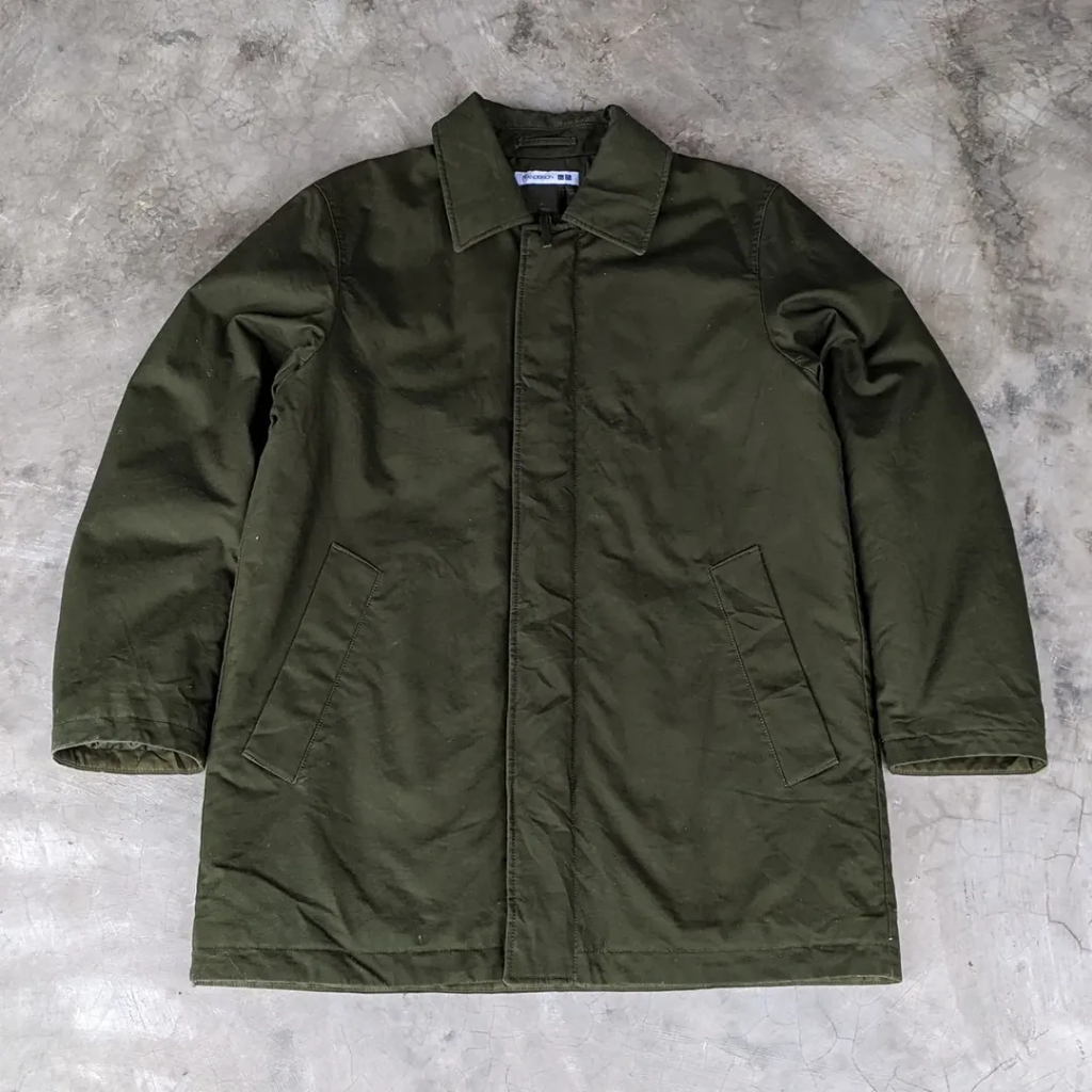 UNIQLO x JW ANDERSON Jaket Import Pria Warna Forest Green Size Fit L