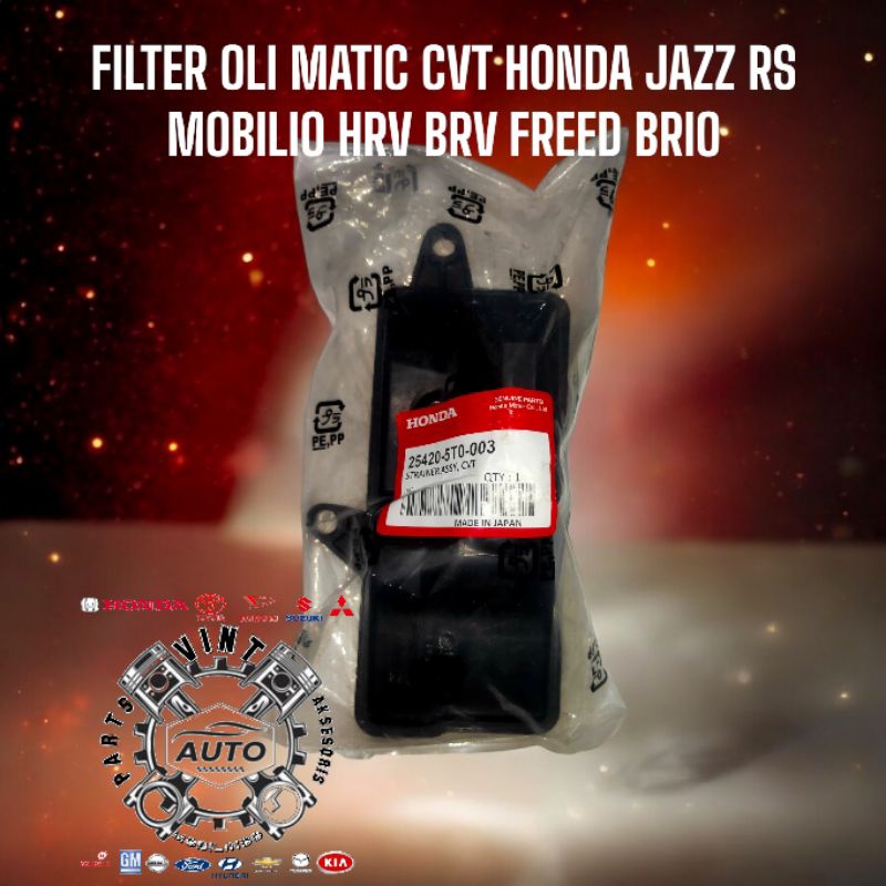 FILTER OLI MATIC CVT HONDA JAZZ RS MOBILIO HRV BRV HONDA FREED
