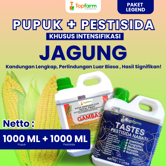 Pupuk Topfarm / Pupuk Khusus Tanaman Jagung / Pupuk Cair Khusus Tanaman Jagung / Pupuk Khusus Jagung