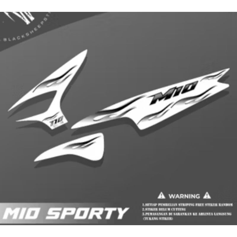 Striping Mio Sporty Variasi Stiker Motor Yamaha Mio Sporty Mio Smile Lis Cover Body Motor