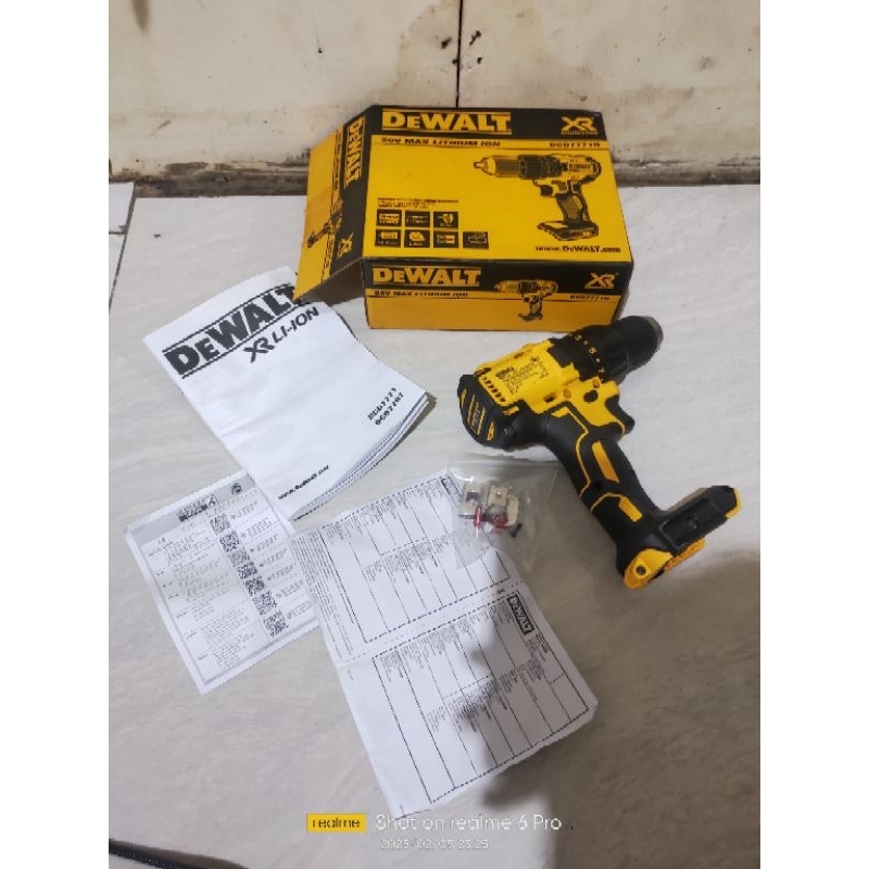 bor cordless dewalt DCD7771