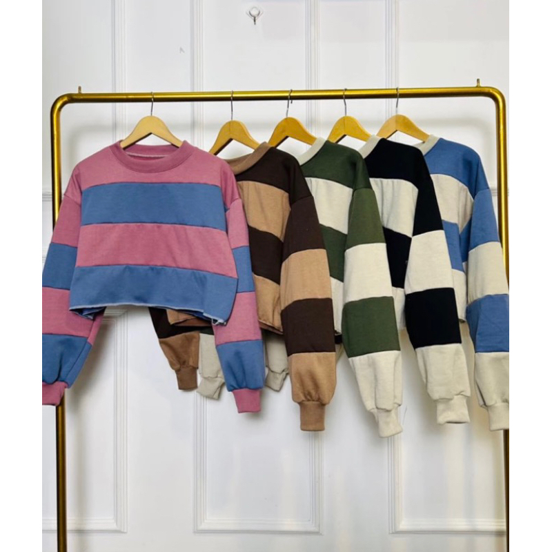 ATASAN SWEATER HOODI CROP & CREWNECK