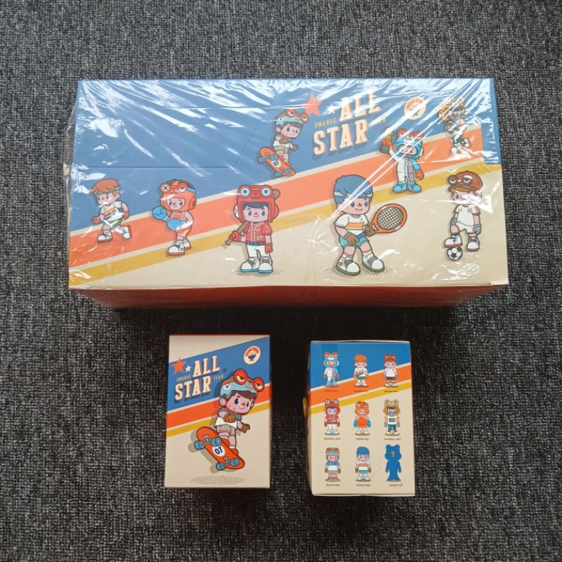 Owange Boy Team All Star x Oh Some by Kong Andri Indonesian Artist | Blindbox Figure 1 Set 8 Box