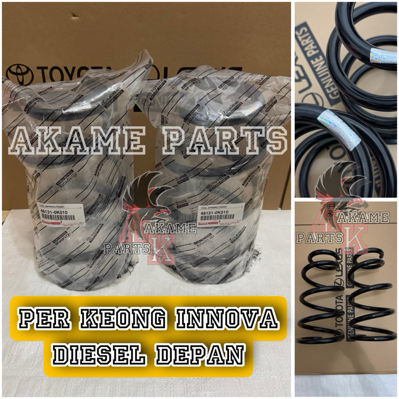 COIL SPRING PER KEONG INNOVA DIESEL TAHUN 2004-2015 ORIGINAL