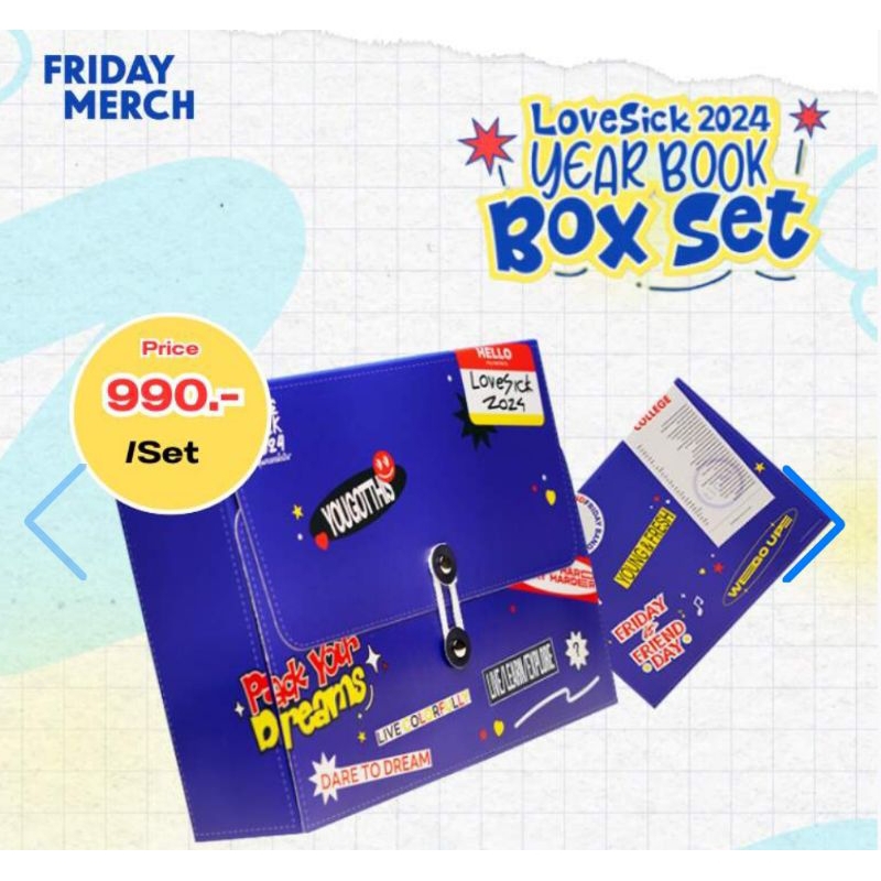 [Sharing] BOXSET LOVESICK 2024 OFFICIAL TIA51