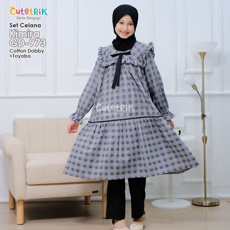 Setelan muslim anak dan remaja / setelan kimira cutetrik