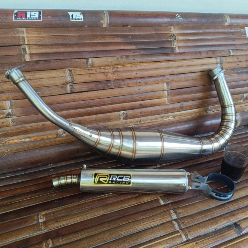 KNALPOT KOLONG RX-KING REPSOL RCB STAINLESS