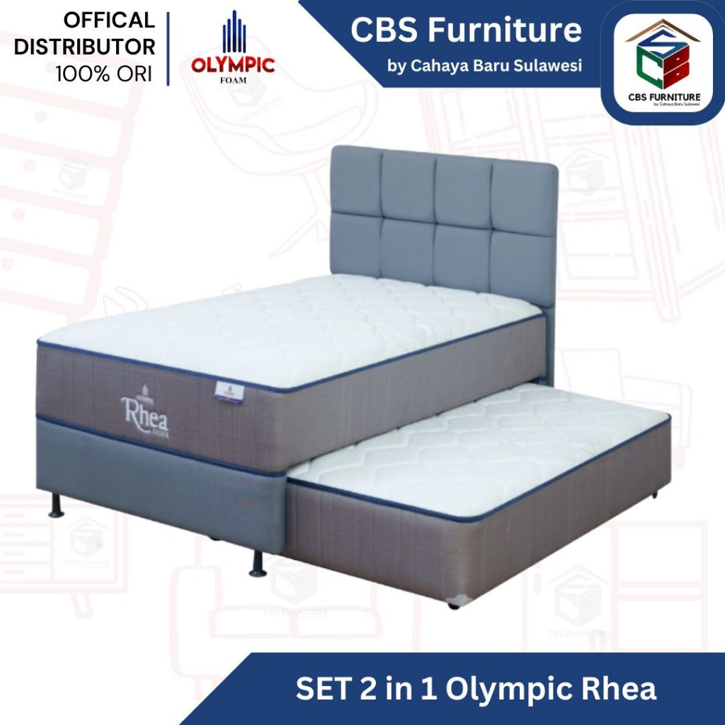 Olympic - SET 2 in 1 TWIN Spring Bed Olympic Rhea