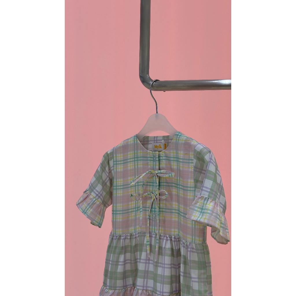 NASL X MYLK Dress Delight Checkered Layer Kids