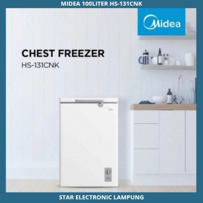 BOX FREEZER MIDEA 100LITER HS-131CNK CHEST FREEZER
