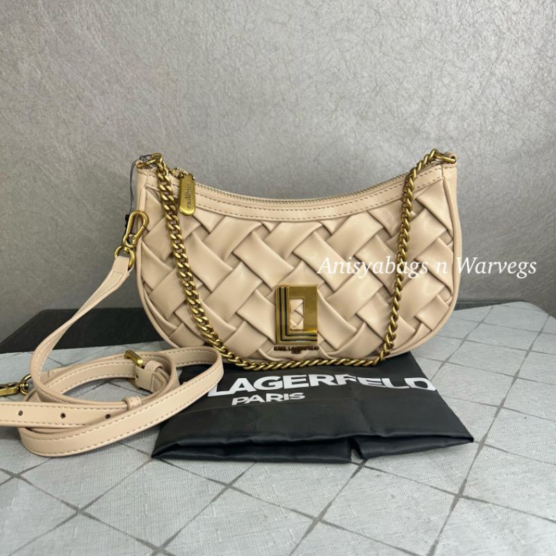 Tas Wanita K*rl L*gerfeld Lafayette Demi Shoulder Bag Original