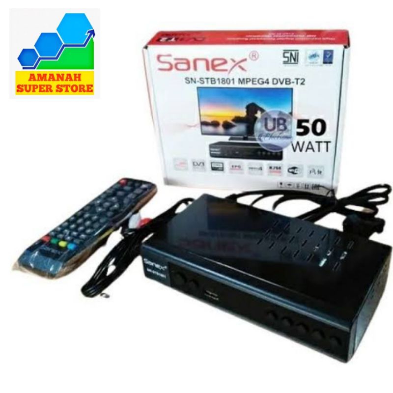 SET TOP BOX STB PENANGKAP SIARAN SANEX 1801