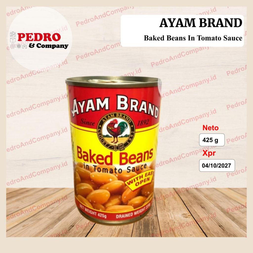 

Ayam brand kacang dalam saus tomat / baked beans tomato sauce 425 gr