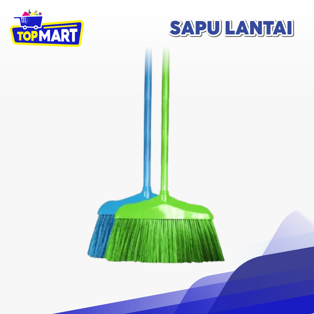 TOPMART - Sapu Lantai Nylon Q2 823 - Sapu Lantai Senar - Ringan & Awet - Untuk Rumah & Kantor