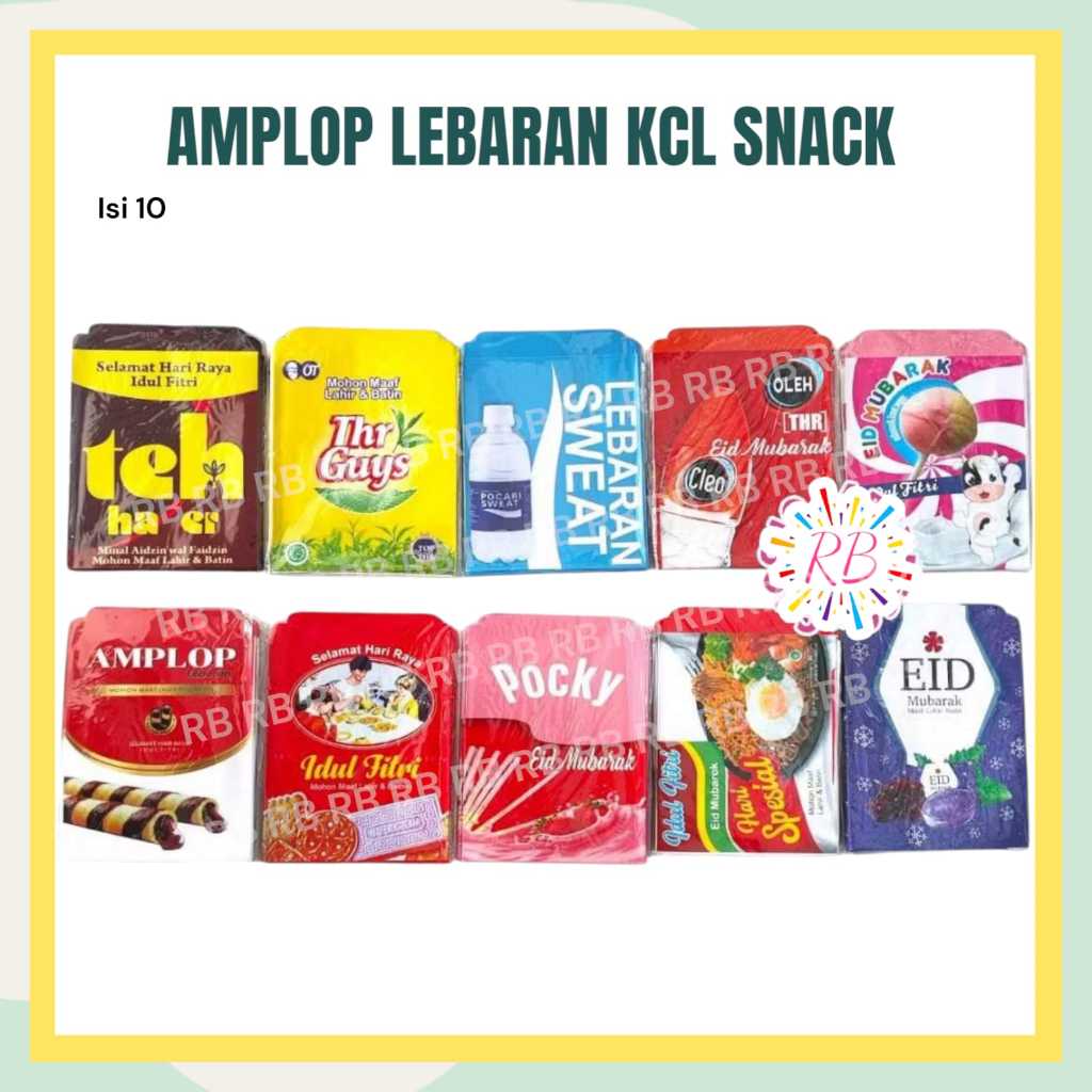 

Amplop LEBARAN IDUL FITRI KECIL SNACK Isi 10 / Angpau Idul Fitri Kecil Pekerjaan
