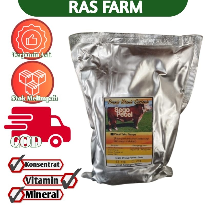 PREMIX SEGO PECEL 1KG | SEGO PECEL | PREMIX | VITAMIN DAN MINERAL | NUTRISI TAMBAHAN