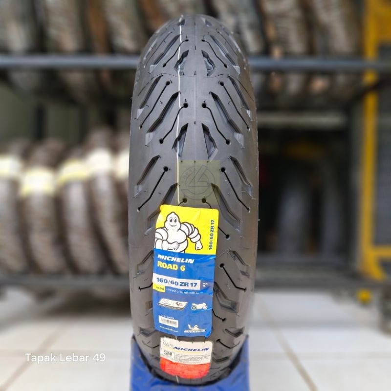 Ban Import MICHELIN Road 6 160/60-17 Rim 17 Ban Motor Sport Touring Official MotoGP Rear Tubeless Ra
