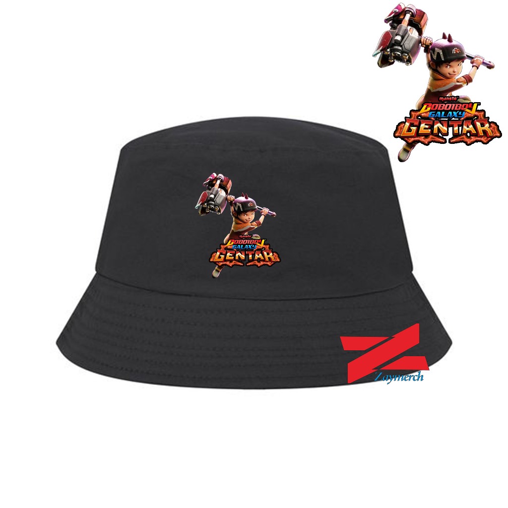 topi boboiboy gentar topi bucket anak  boboiboy gentar