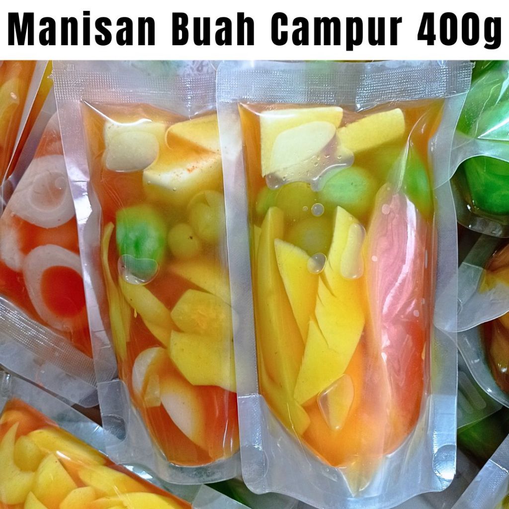 

Manisan Buah Campur 400g asinan buah campur