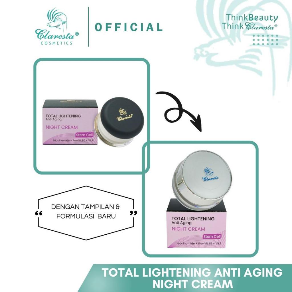 Claresta Total Lightening Anti Aging Night Cream