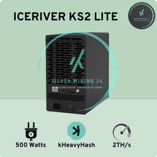 Iceriver KS2 Lite 2T 500W KAS Kaspa Asic Home Miner Kripto Mining kHeavyHash
