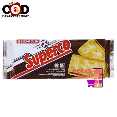 

[ HOKKY ] Khong Guan Superco 138gr Malkist Dengan Krim Cokelat Biskuit Khongguan Snack Cemilan Anak Halal