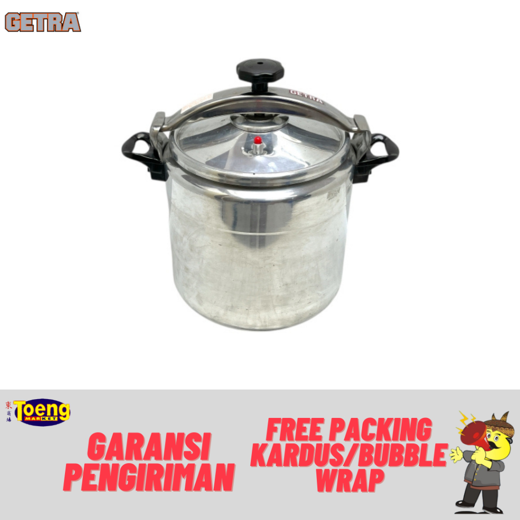 Panci Presto 24 Liter GETRA - COMMERCIAL PRESSURE COOKER 24LT C-32 GETRA
