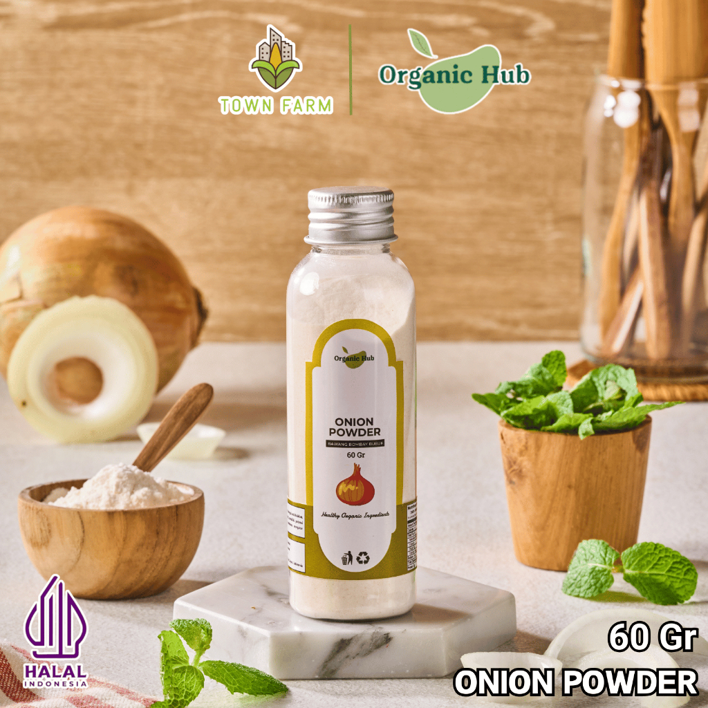 

Organic Hub Onion Powder Bumbu Masakan Dapur 100% Bawang Bombay Bubuk Masak 60 gr