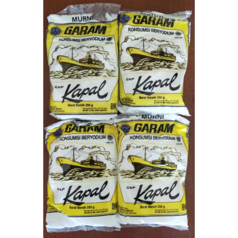 

Garam Cap Kapal 250gram dan 500 gram