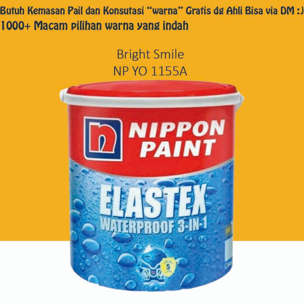 Nippon Elastex 3In1 4Kg - Bright Smile NP YO 1155A (Tinting)