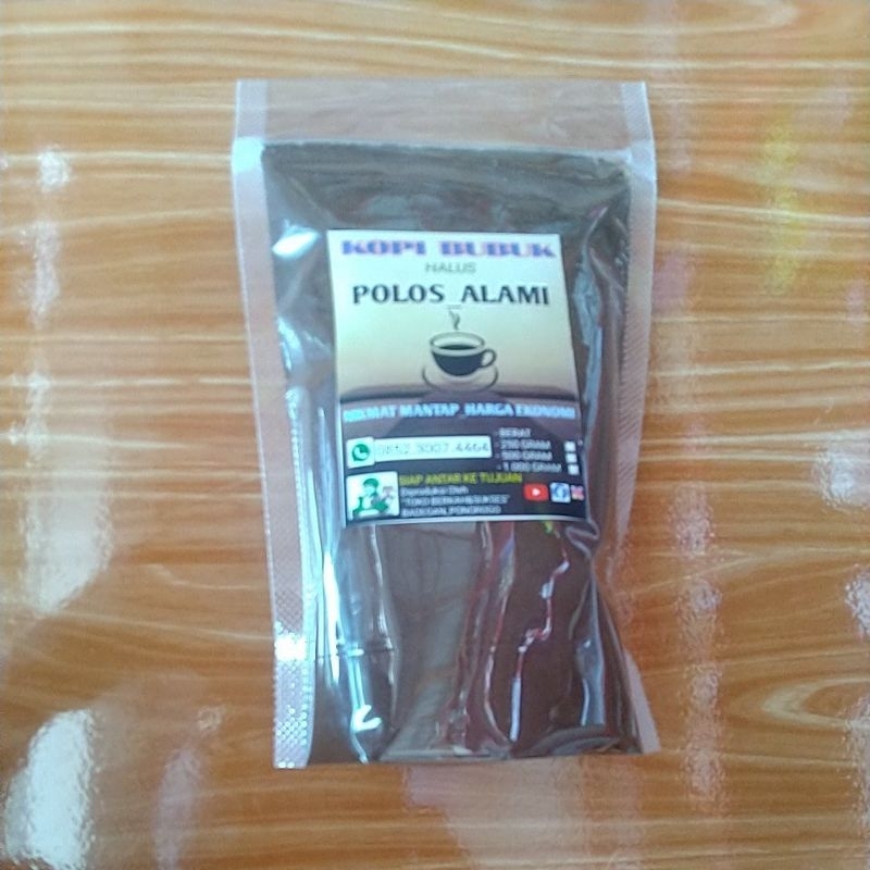 

kopi Bubuk polos Alami 250gram
