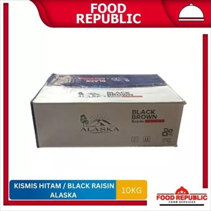 

KISMIS HITAM 1 CRT 10 KG HALAL BLACK RAISIN IMPORT INDIA ENAK PREMIUM