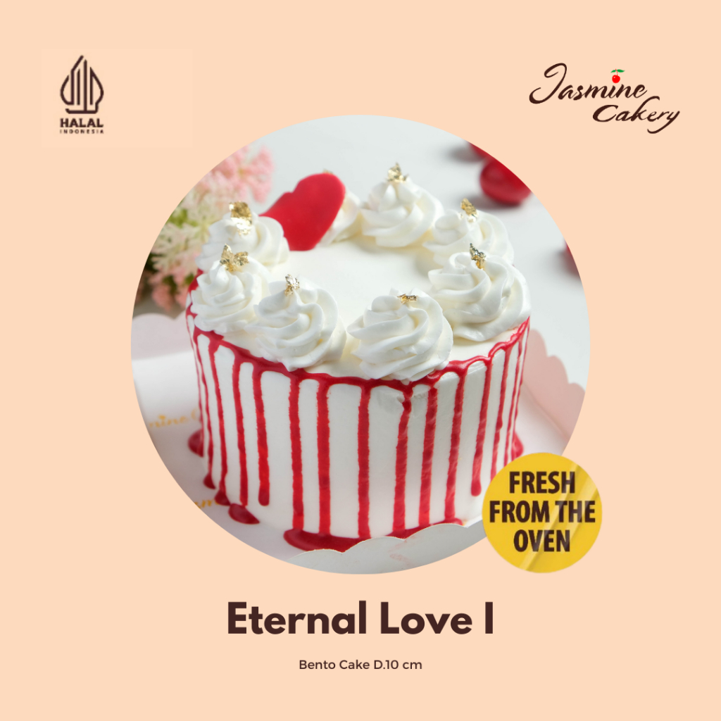 

Jasmine Cakery Valentine's Day Cake Gift / Special valentine / Eternal Love I