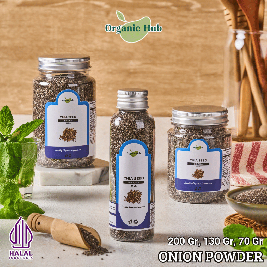 

Organic Hub Chia Seed Black Chiaseed Original Kualitas Premium Untuk Diet 70 gr