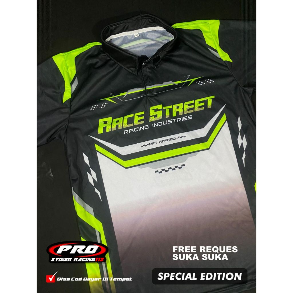 Jersey kaos polo racing Jersey racing full print Jersey balap