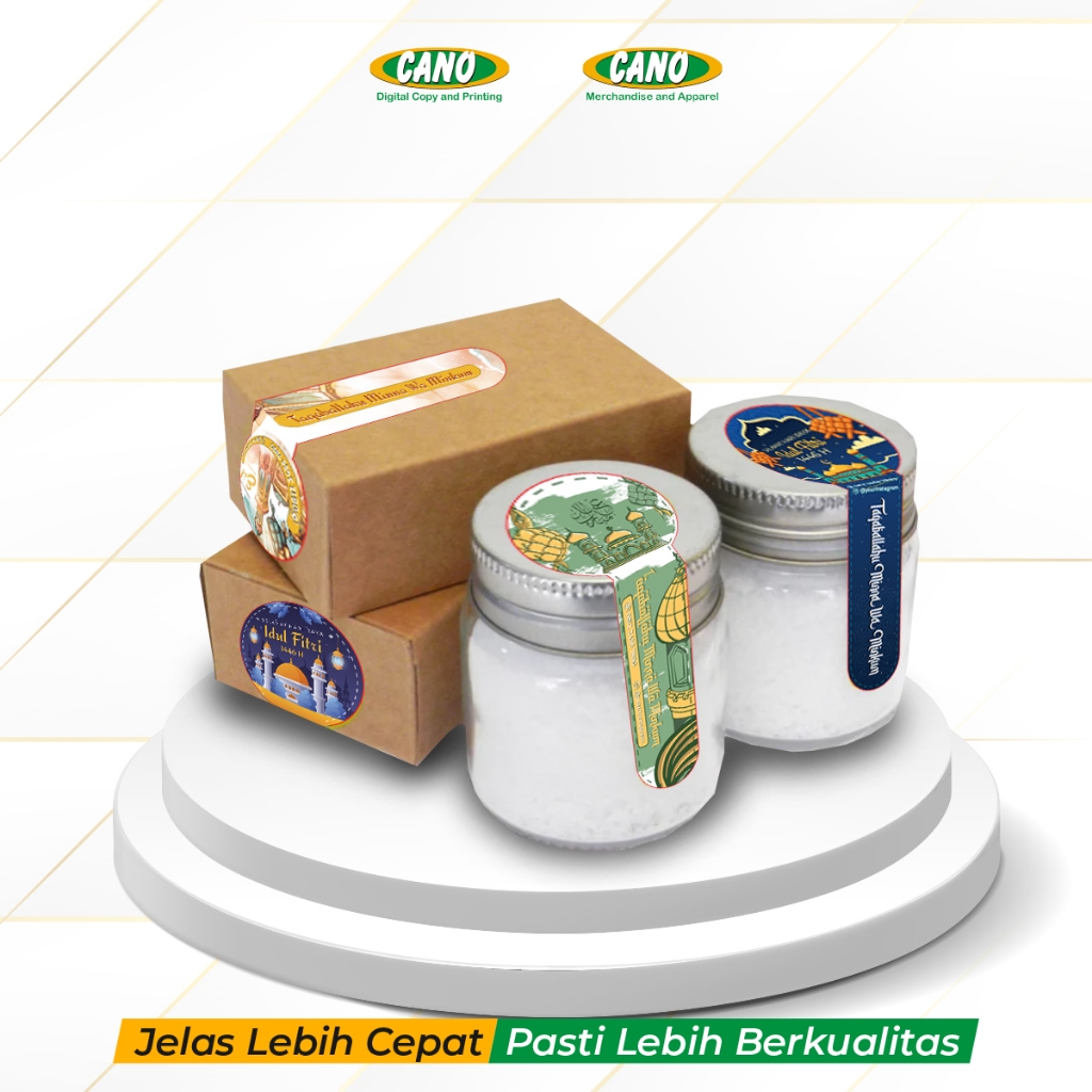 

CANO Label Sticker Seal Penutup | Seal Toples Kue/Segel Serbaguna Spesial Ramadhan dan Idul Fitri