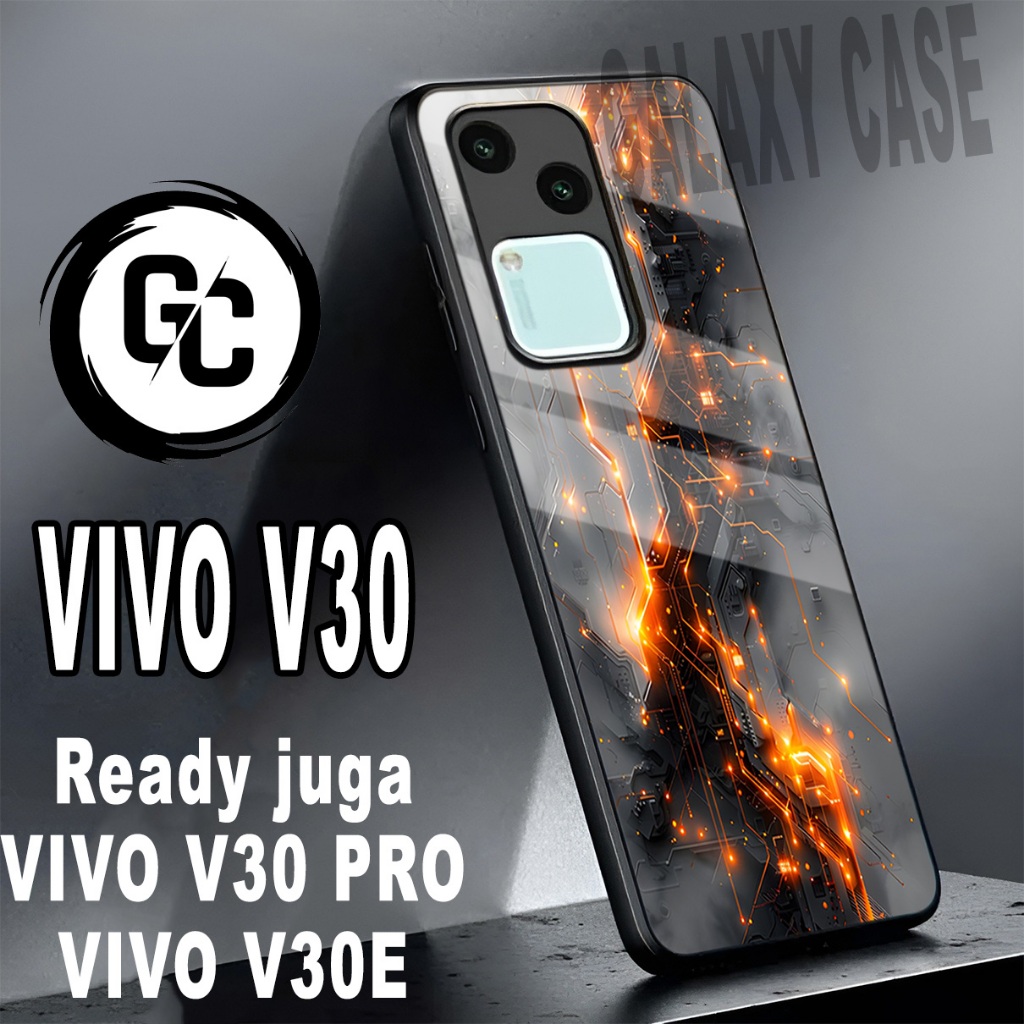 Case hp VIVO V30 /Softcase glossy VIVO V30 V30 PRO V30E /GC13/Motif Abstark/casing VIVO V30/CASE VIV