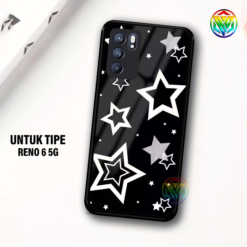 Real Case OPPO RENO 6 5G Terbaru Case kilau - New Case Glossy casing Hp OPPO RENO 6 5G [Motif BINTAN