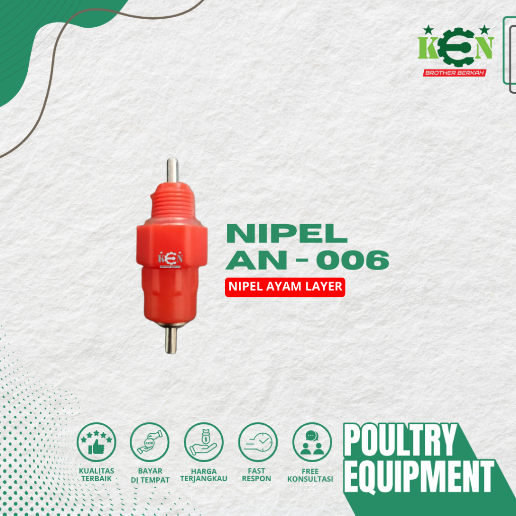 Nipel AN-006 nipel minum ayam 360°
