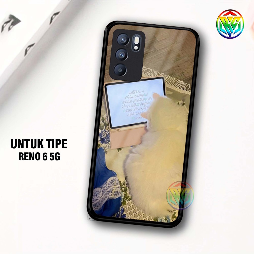 Real Case OPPO RENO 6 5G Terbaru Case kilau - New Case Glossy casing Hp OPPO RENO 6 5G [Motif ISLAMI