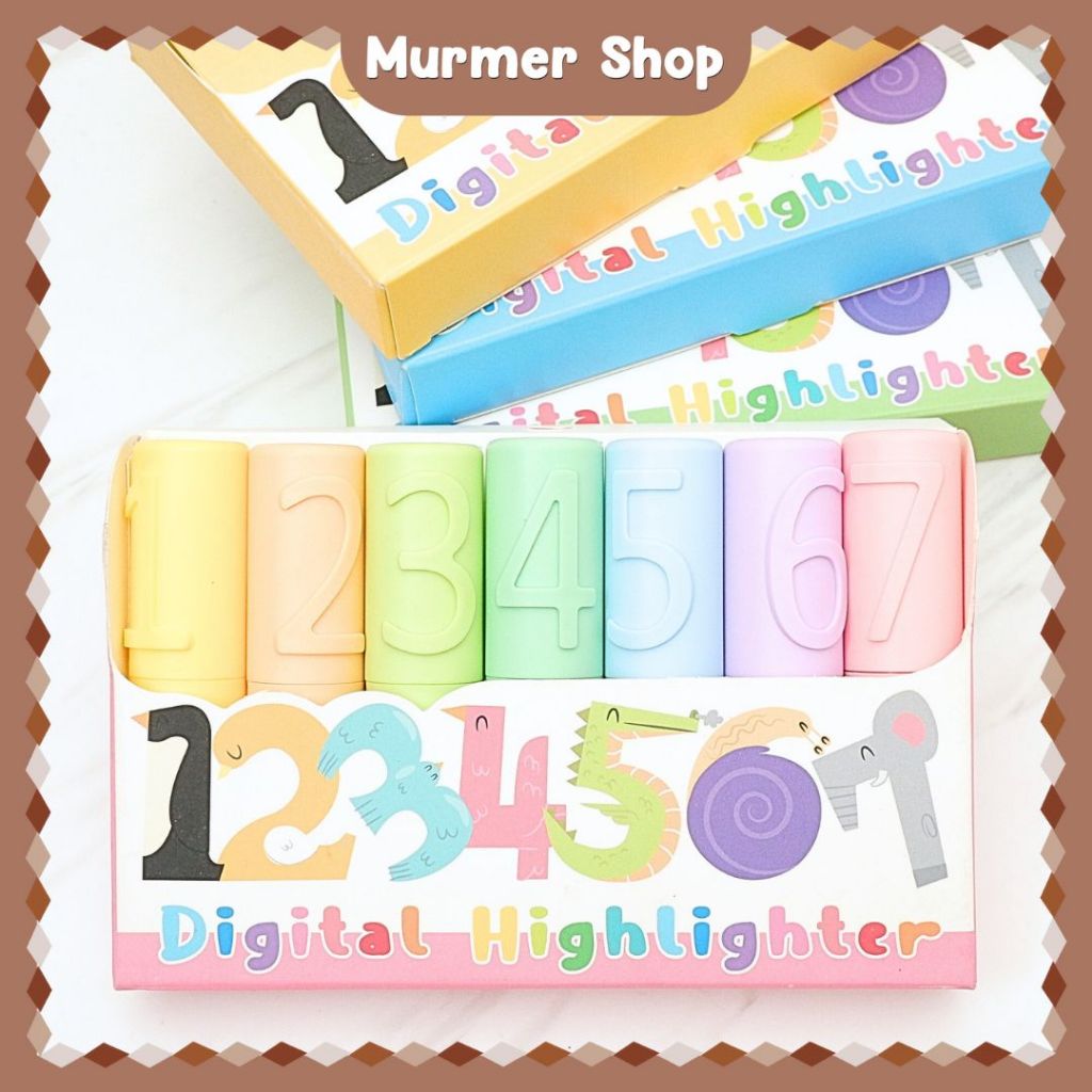 

Highlighter One Meter Sunshine MD-116 Angka Set 1-7