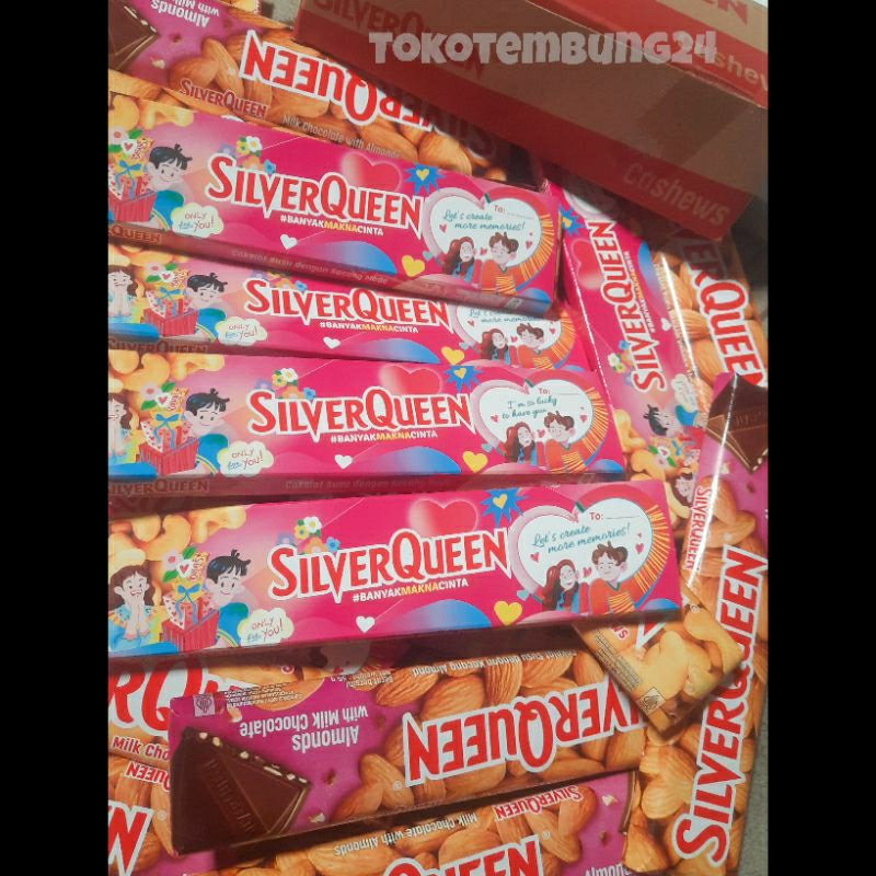 

[Promo]SILVERQUEEN CHOCOLATE ALMOND VALENTINE 58g