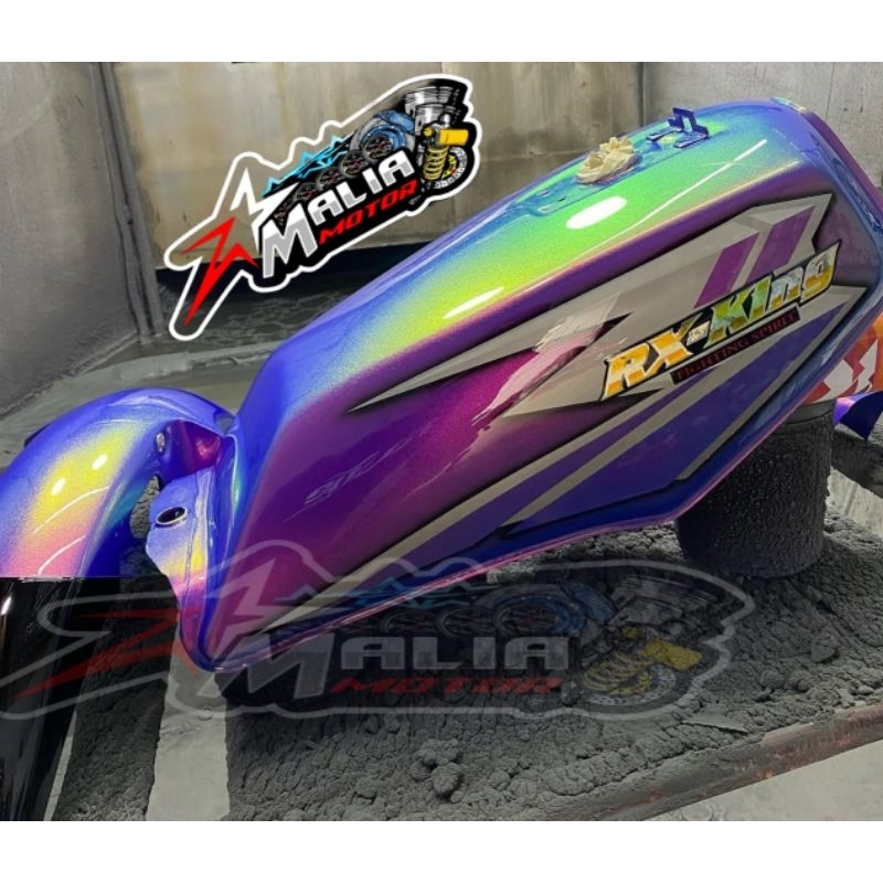 body bodi set halus rx king custom bunglon biru bunglon